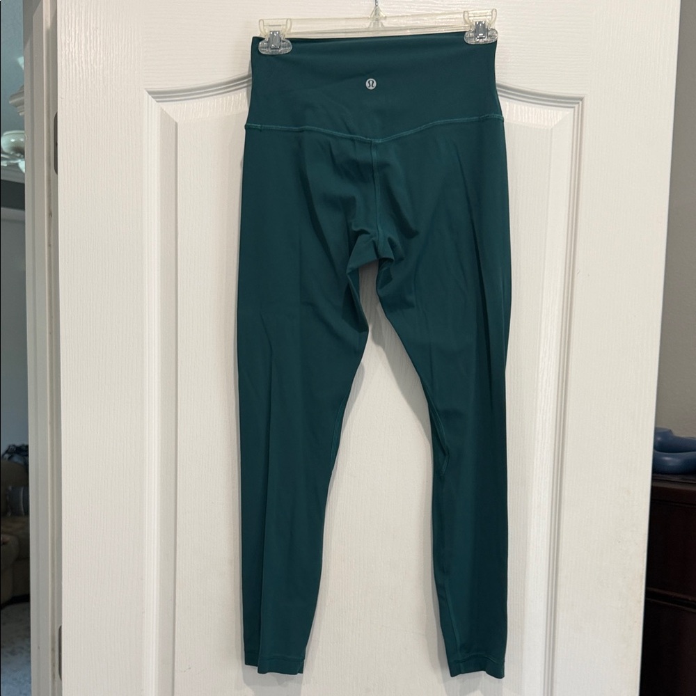 lululemon athletica Girls' Teal Green Leggings